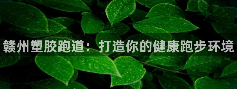 红足一1世666814最新结果：赣州塑胶跑道：打造你的健康跑步环境