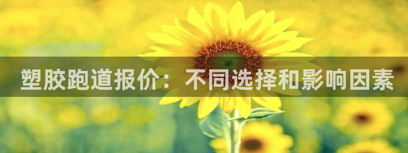 红足一1世平台： 塑胶跑道报价：不同选择和影响因素