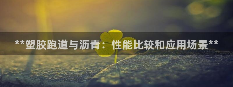 红足一1世开奖记录：**塑胶跑道与沥青：性能比较和应用场景**
