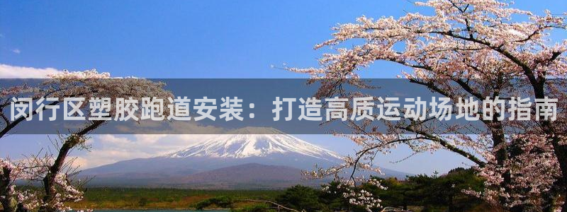 红足一1世皇冠地址：闵行区塑胶跑道安装：打造高质运动场地的指南