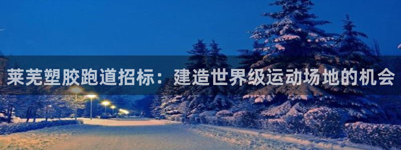 红足1世足球比分网址：莱芜塑胶跑道招标：建造世界级运动场地的机会